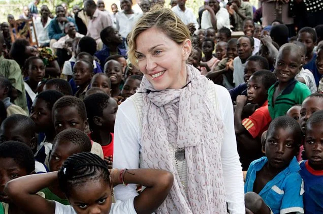 Madonna with children in Malawi